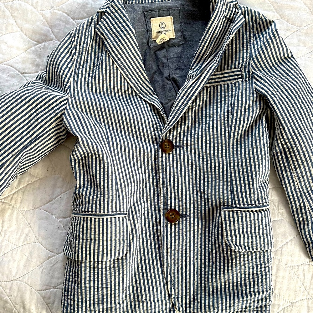 Seersucker blazer
